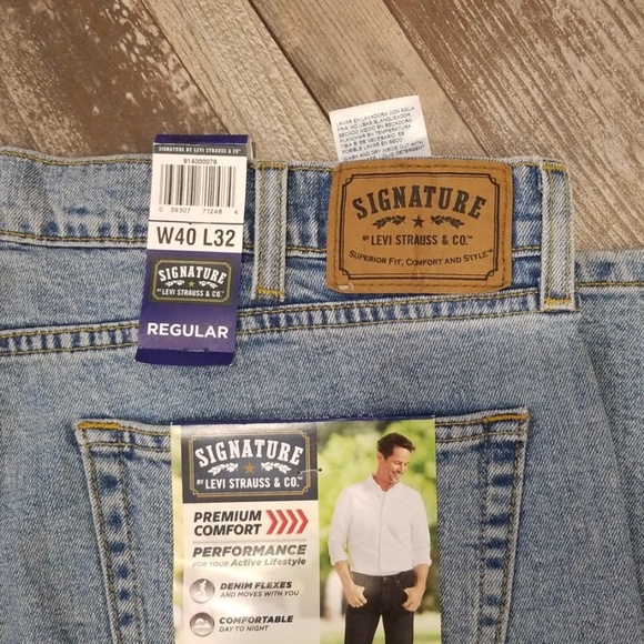 Signature Levi Strauss Jean's Size 40 X 32 NWT - Picture 6 of 8